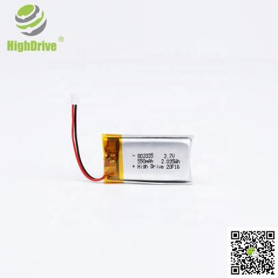 China Toys Highdrive 102535/902535/102035 3.7v 850mah lithium polymer battery 3.7v 850mAh lipo battery for IoT/Lora/LPWAN/NB-IOT devices for sale