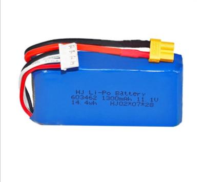 China RC Bumblebee Highdrive 603462 3S 11.1V 4S 14.8V 1300mah 50C/80C/100C Lipo Battery For RC Heli Quad Aircraft Car Boat FPV for sale