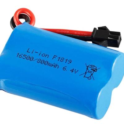 China Long Cycle Life Battery & High Rate Capability Battery Highdrive 16500 6.4V 800mAh 15C Rechargeable Battery For For 803 875 RC Boat FX059 FX078 Helicopter for sale