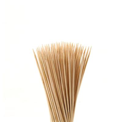 China Good flexibility produce 100% natural bamboo barbecue skewers food meat skewers for sale