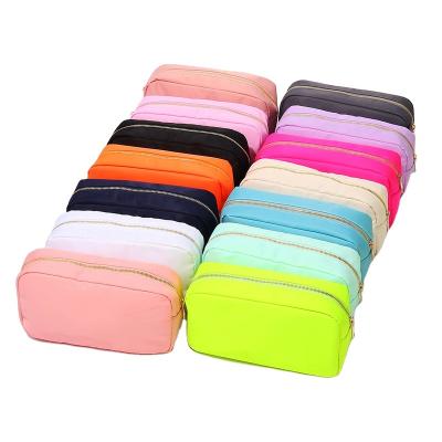 China Cosmetic Storage in Logo Makeup Box Large Capacity Cosmetic Bag New To Lady Toiletry Bags Running Towel Nylon Durable Embroidery Cosmetic Bag for sale