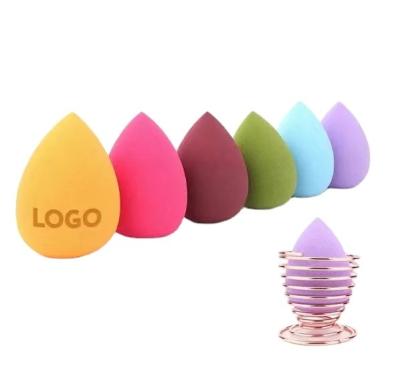 China Portable Black Beauty Egg Blast Latex Powder Free Foundation Travel Size Travel Tools Makeup Blending Sponge for sale