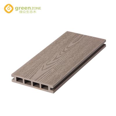 China Exterior WPC Length Customized Deck Co-extrusion wpc Decking for sale