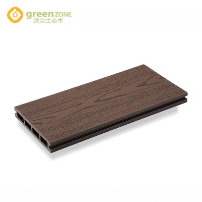 China WPC Brown Sun Proof Wood Plastic Flooring Wpc Composite Deck for sale