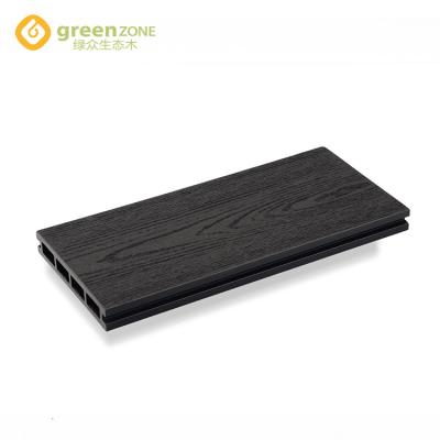 China Eco-friendly Modern Black Co Modern Extrusion Wood Composite Decking Plastic for sale