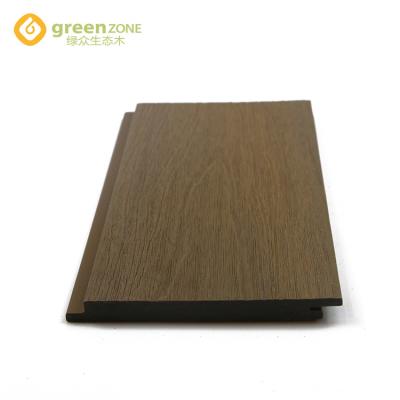 China external wall 140 X 3000 mm x12 wpc wooden panel Anti-scratch garden fasade cladding for sale