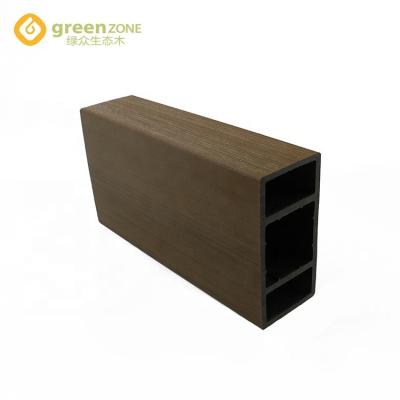 China Contemporary wpc tubes hollow timber square tube exterior wood timber for sale