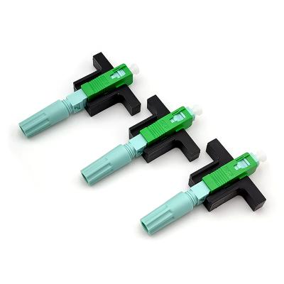 China FTTH UNIKIT FTTH Fiber Optic Connector SC APC Fast Embedded Type Fiber Optic Connector for sale