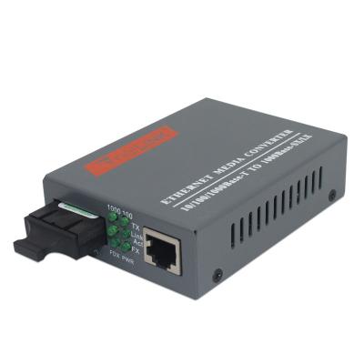 China FTTH Gigabit Fiber Optic Media Converter 1000Mbps Single Mode HTB-GS-03 A/B for sale