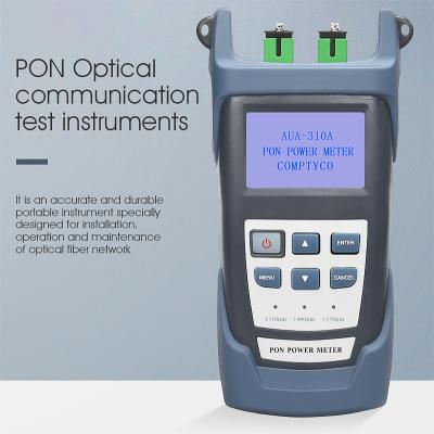 China FTTH AUA-310U/A FTTX/ONT/OLT 1310/1490/1550nm Handheld Fiber PON Optical Power Meter for sale