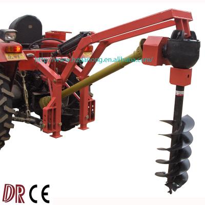 China Used For Augers 25 Grain 50 75 Hp Gearbox 3 Point Linkage Mounted Heavy Duty Hydraulic PTO Post Hole Digger for sale