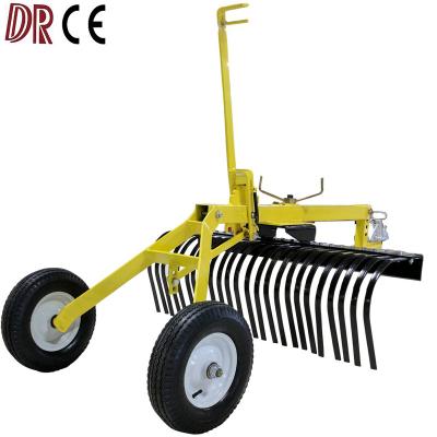 China Farms Cultivate Garden Tools Mini Hay Stick Rakes Utv Rakes Landscape Rake for sale