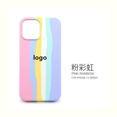 China Shockproof 2023 New Colored Liquid Silicone Phone Case Suitable for iPhone 15/14/13/12/11 promax All Inclusive Drop Protection 78P for sale