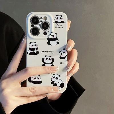 China Shockproof Multiple Panda Phone Cases for iphone15promax niche iPhone13 Advansed Sense 12 hard case`14 Wholesale for sale