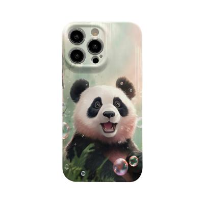 China Shockproof Popular Animal Phone Case Cute Panda burst for iPhone Series Wholesale  Custom pattern for sale