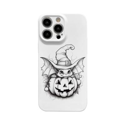 China Shockproof Hot Halloween-themed Mobile Phone Cases Pumpkin Ghost Custom Pattern Suitable for iphone15/14/13/12/11series for sale