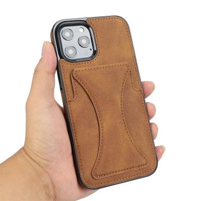 China Shockproof Creative Leather Case for iPhone 15, 14, 13, 12, 11 promax Men's and Women's Fashion XR All Inclusive 78P Magnetic Absorber for sale