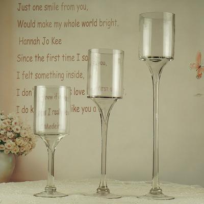 China Weddings SWS186 Hurricane Tall Glass Cylinder Pillar Floating Tumbler Candle Holders Set For Wedding Decoration for sale