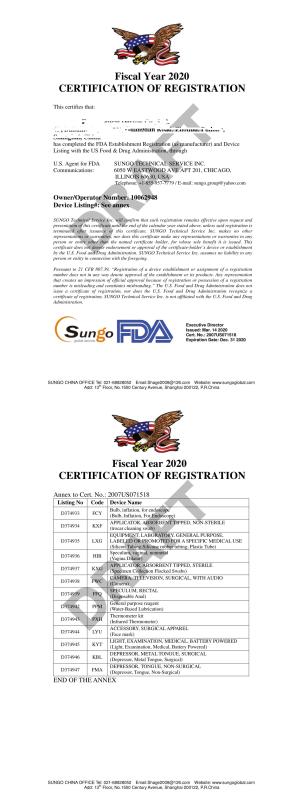 fda - Chemdex Co., Limited