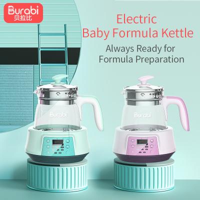 China Burabi Basic 360 Degree Rotation Thermostat Industrial Electric Kettle with Heater for Baby Formula Milk Boiling Machine for sale