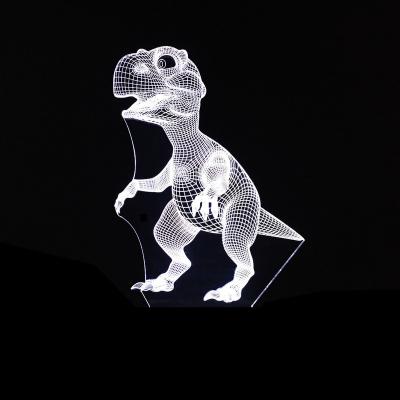 China Modern Wholesale Battery Power Effect Desk Lamp Children Table Lamp 3D Dinosaur Bedside Lamp With Outdoor for sale