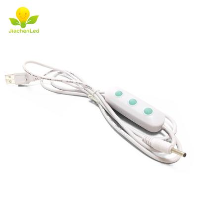 China Eco-friendly Factory Price 5V Micro USB Charging Cable With Dimmer Switch USB Cable For Night Light for sale