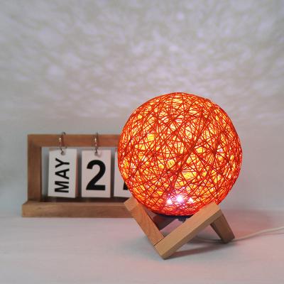 China 2019 Eco-friendly Zhongshan LED Rattan Ball Lamp 3D Lamp Eco-friendly for sale