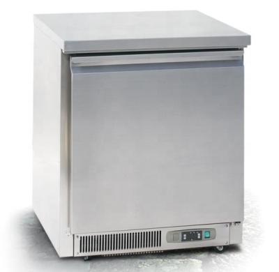 China 201 / 304 Stainless Steel Under Counter Fridge Mini Bar Beverage Cooler Display Fridge Drinks Cooler for sale