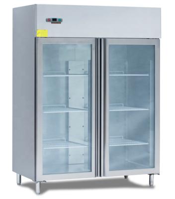 China Hotel Industry Commercial Upright Refrigerator CFC Freezer 4 Door Refrigerator Stainless Steel Refrigerator and Freezer for sale