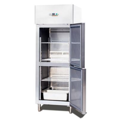 China Promotion of groceries! Commercial Kitchen 2 Door Upright Freezer Freezer Refrigerator And Freezer for sale