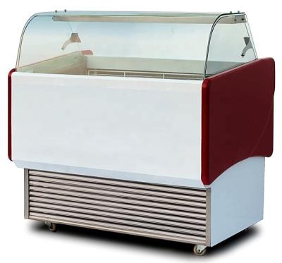 China Reliable Single-temperature Quality --22 Degree Mini Ice Cream Display Freezer New Style Gelato Showcase for sale