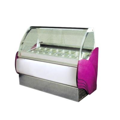 China Single-temperature Commercial Refrigeration Equipment Ice Cream Display Freezer for sale