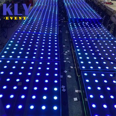 China Customized Stage Led Light Digital Pixels Dance Floor Wedding Stage Dance Floor for sale