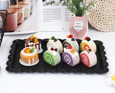 China Rectangular Plastic Wedding Party Event Decoration Table Decoration Cupcake Serving Dish For Tray Dessert Serving Dish For Party for sale