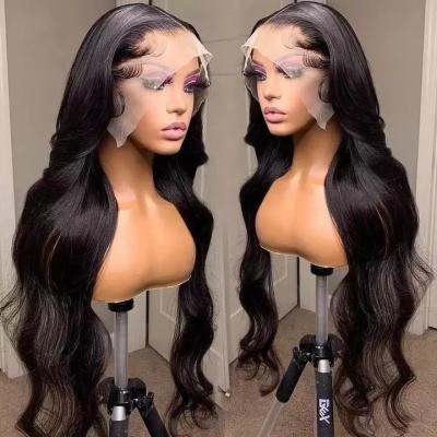 China Body Wave 180 Density Brazilian Virgin Hair Wigs Body Wave 13x4 Lace Front Color Women Cuticle Aligned Hair Wigs Human Hair Wigs For for sale