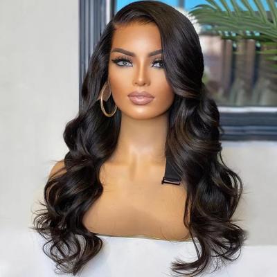 China Brazilian Body Wave 100% Virgin Hair Wig Lace Frontal Wholesale Transparent Lace Wig Body Wave HD Lace Front Wigs For Black Women for sale