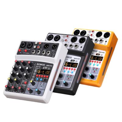 China Stage Performance Ship 5 Audio Console Mini Small Fast Channel Audio Mixer With USB Connecting To Computer for sale