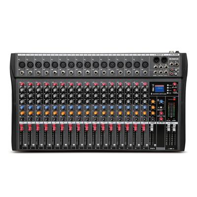 China Karaoke Mixer BMG CT-160S 16 Channel Digital Mixing BT Professional Stage DJ Mixer Audio Console for sale