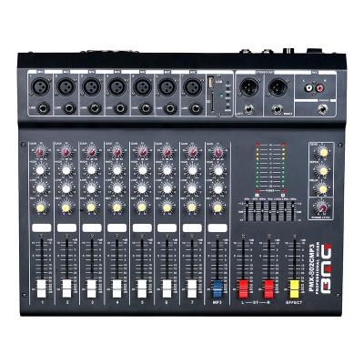 China BMG PMX-802C 8 channel stage proton all-in-one amplificat soundcraft audio mixer for sale