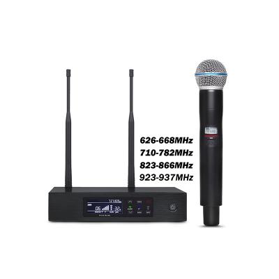 China Karaoke QLXD24/Beta 58 and QLXD4 wireless microphone MIC in high quality with good price for sale