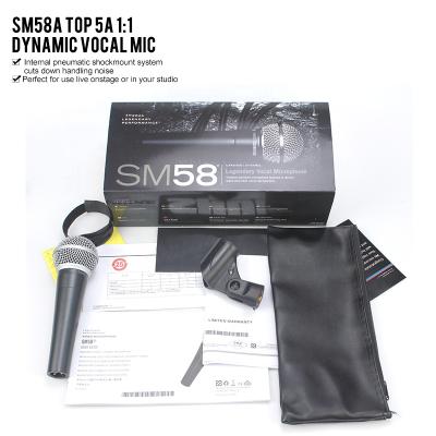 China Top Quality SM-58 S'M58-LC Mic TOP 5A Handheld 1:1 Microphone Dynamic Handheld Cable Microphone for SM58 Stage Performance Karaoke Sound for sale