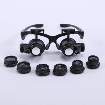 China Repair New Watch LED Illuminated Loupes Binocular Loupe for sale