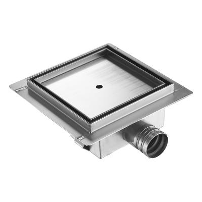 China Modern square stainless steel drain / shower /bathroom / easy installation and use for sale