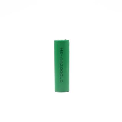 China Cheap Video Game Player Made In China JHY NIMH Cylindrical Rechargeable Battery 1.2V 2000mAh Rechargeable Battery for sale