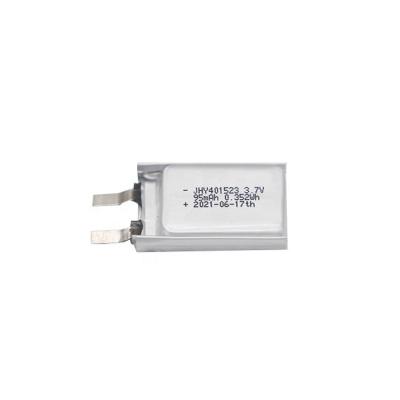 China Prasmatic Rechargeable Video Game Player JHY Battery Lipo 401523 3.7V 95mAh Lithium Polymer Battery for sale