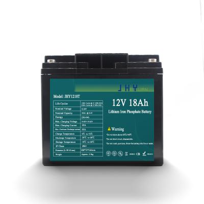 China Video Game Player Factory Supply JHY 1218T 12.8V 18Ah VRLA Replace Lithium Battery for sale