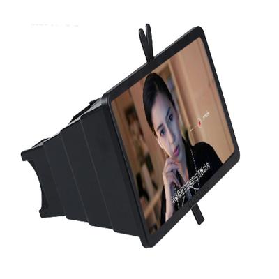 China Enlarge 3d bracket 3d mobile phone hd video amplifier new fashion cell phone screen projection screen amplifier metal for sale