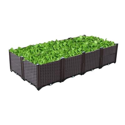 China CLASSIC Reliable Large Flowerpot Plastic Planter Box Plastic Plant Box Performance for sale