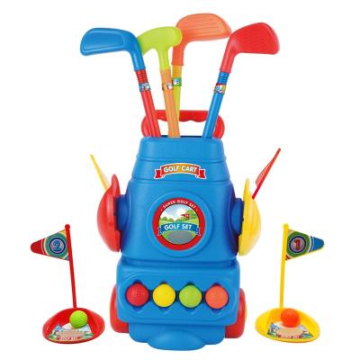 China Sport Toy Toddler Golf Set Kids Golf Clubs Preschool Kids Sport Game Set With 4 Clubs OEM Available for sale