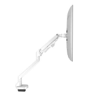 China Aluminum Single White Monitor Mount Suit 15-32 Inch Screen Arm Computer for sale